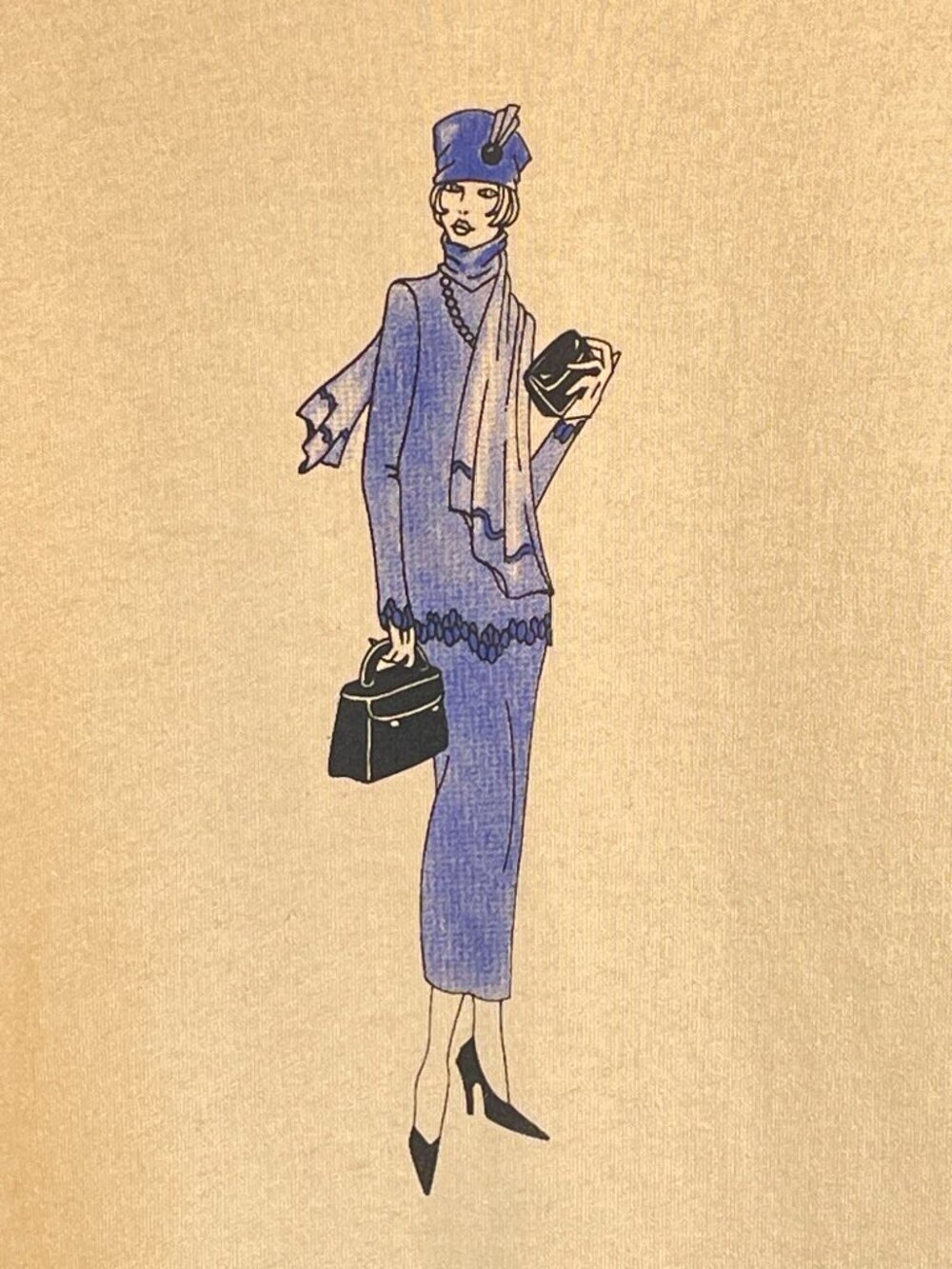Vintage Trisha 1999 Graphic Midi Dress XL Art Print Cotton USA - Picture 6 of 13